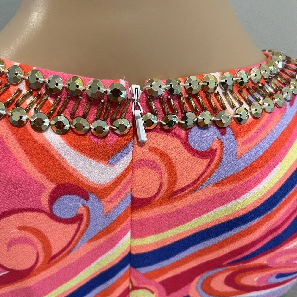 Lilly Pulitzer "Mimi" Dress with Beading Detail in Size XS   NWT - Picture 11 of 15